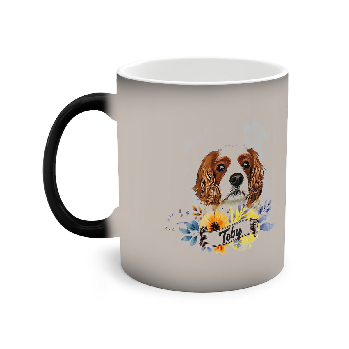 Custom Color-Changing Dog Mug , 11oz Novelty Coffee Cup