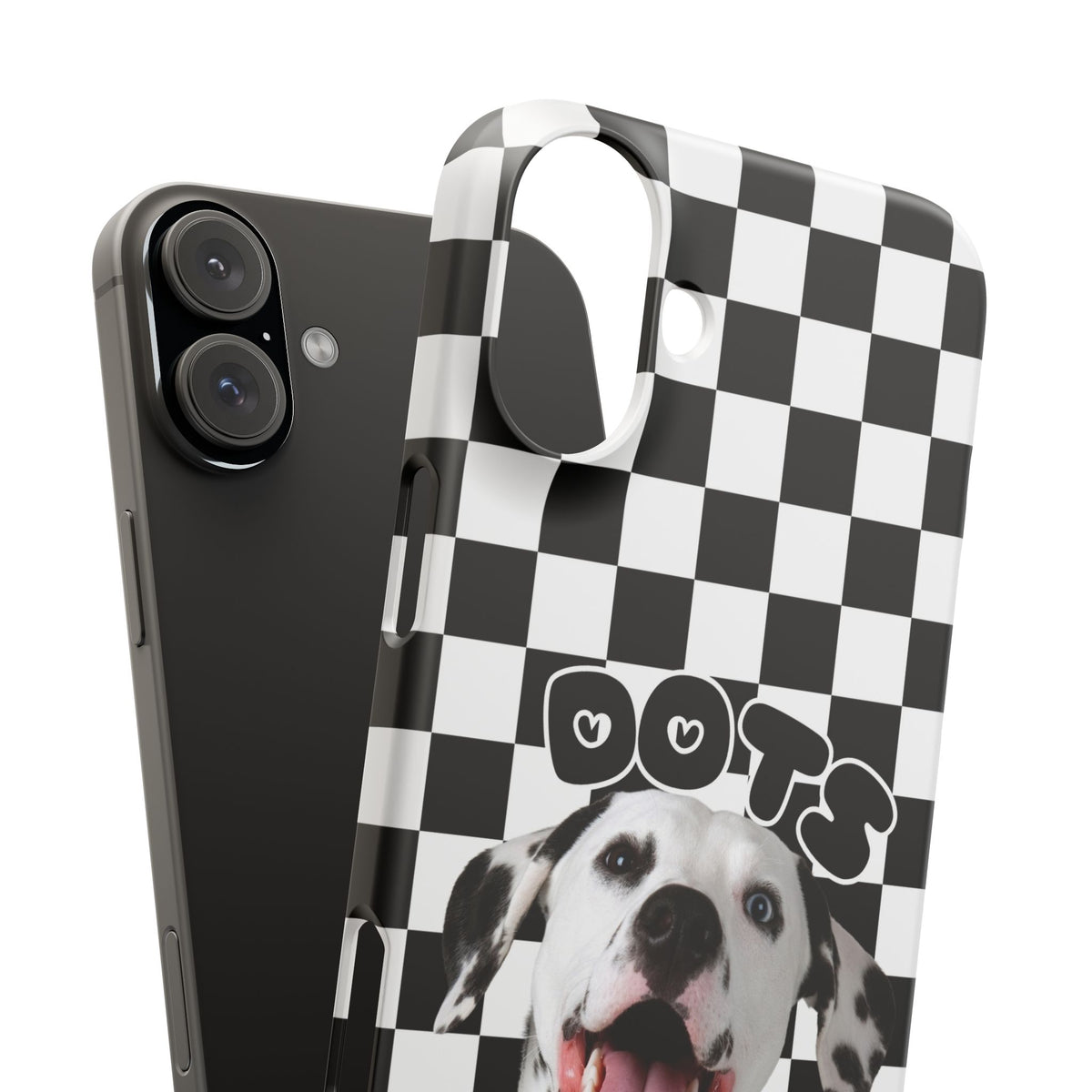 Dalmatian 'Dots' Checkerboard Phone Case
