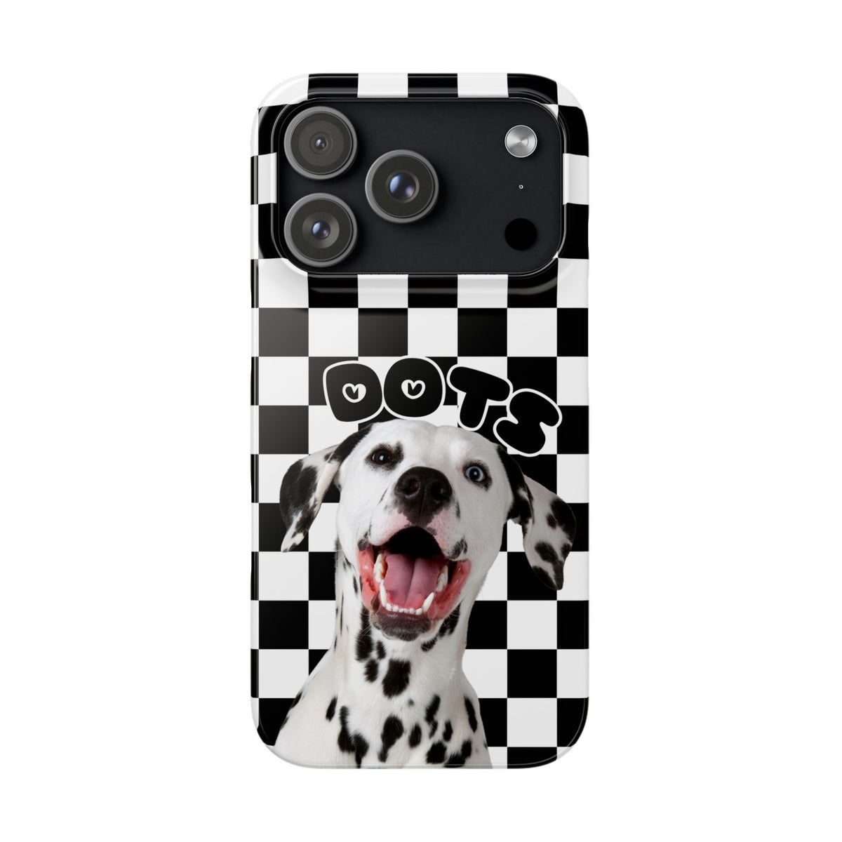 Dalmatian 'Dots' Checkerboard Phone Case