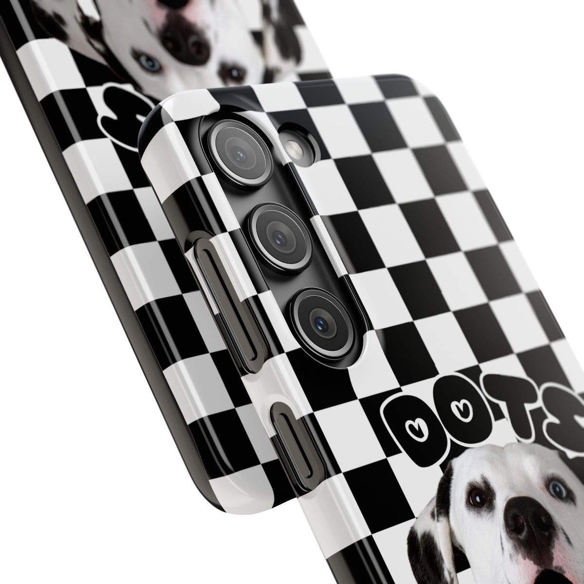 Dalmatian 'Dots' Checkerboard Phone Case