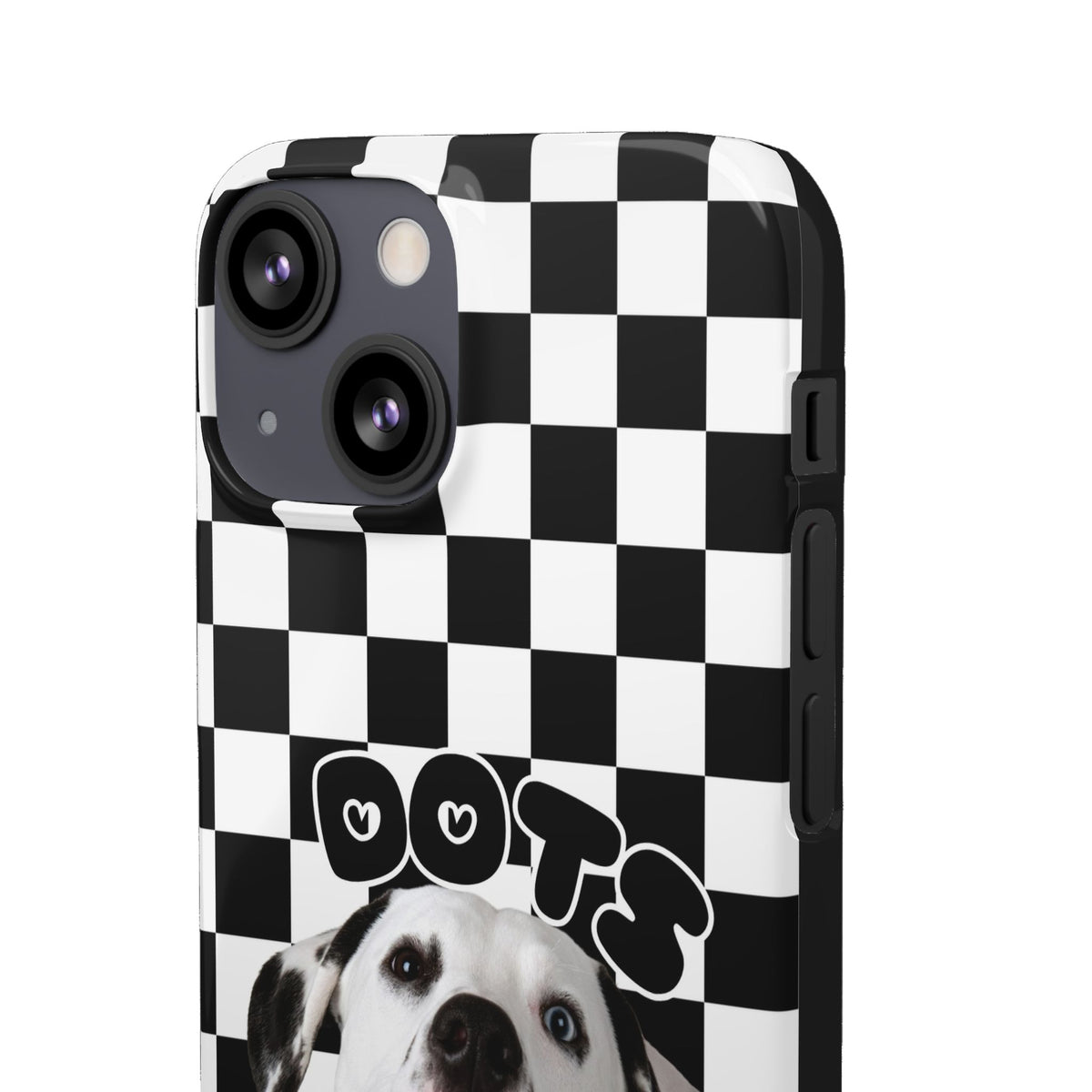 Dalmatian 'Dots' Checkerboard Phone Case