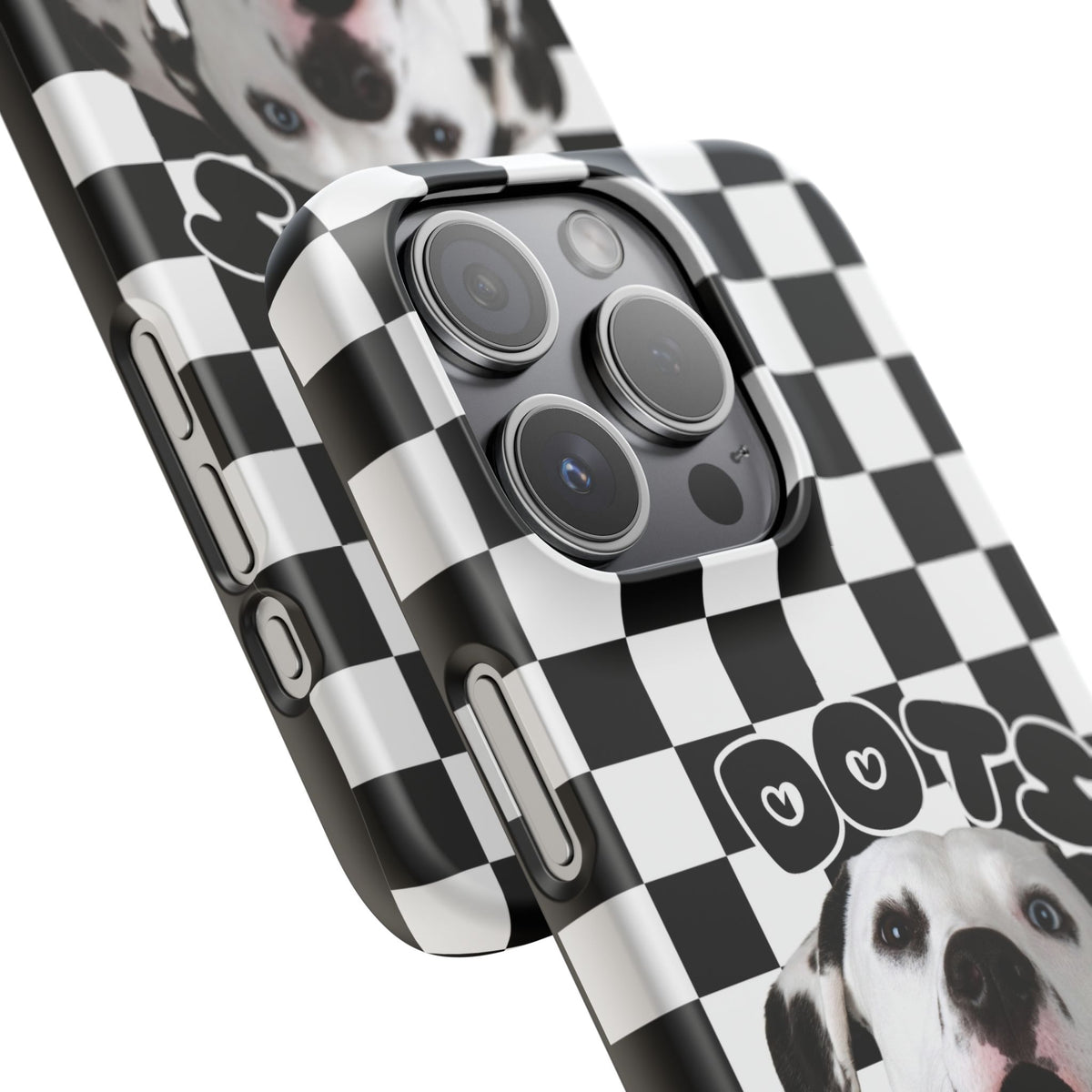 Dalmatian 'Dots' Checkerboard Phone Case