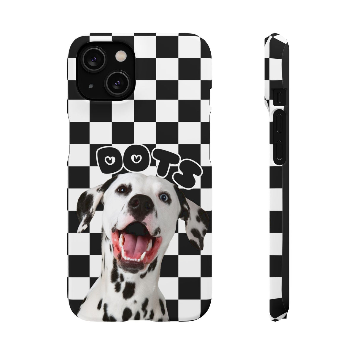 Dalmatian 'Dots' Checkerboard Phone Case