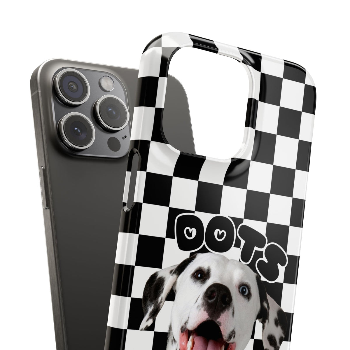 Dalmatian 'Dots' Checkerboard Phone Case
