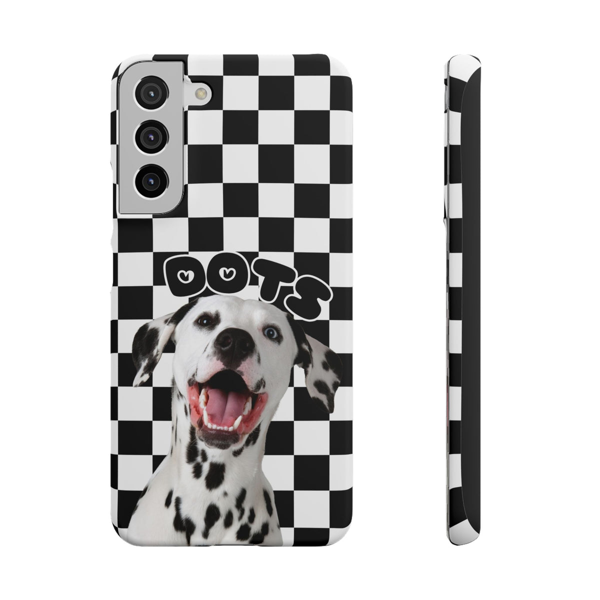 Dalmatian 'Dots' Checkerboard Phone Case