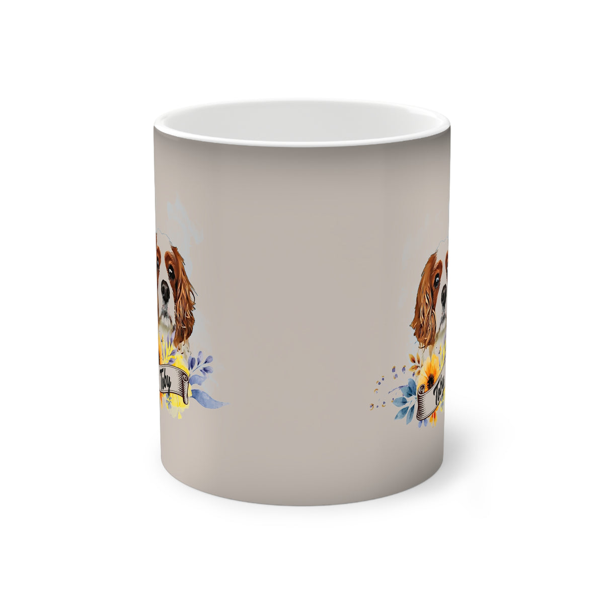 Custom Color-Changing Dog Mug , 11oz Novelty Coffee Cup