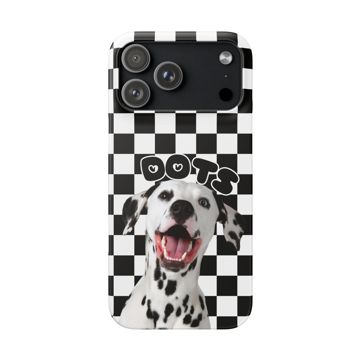 Dalmatian 'Dots' Checkerboard Phone Case