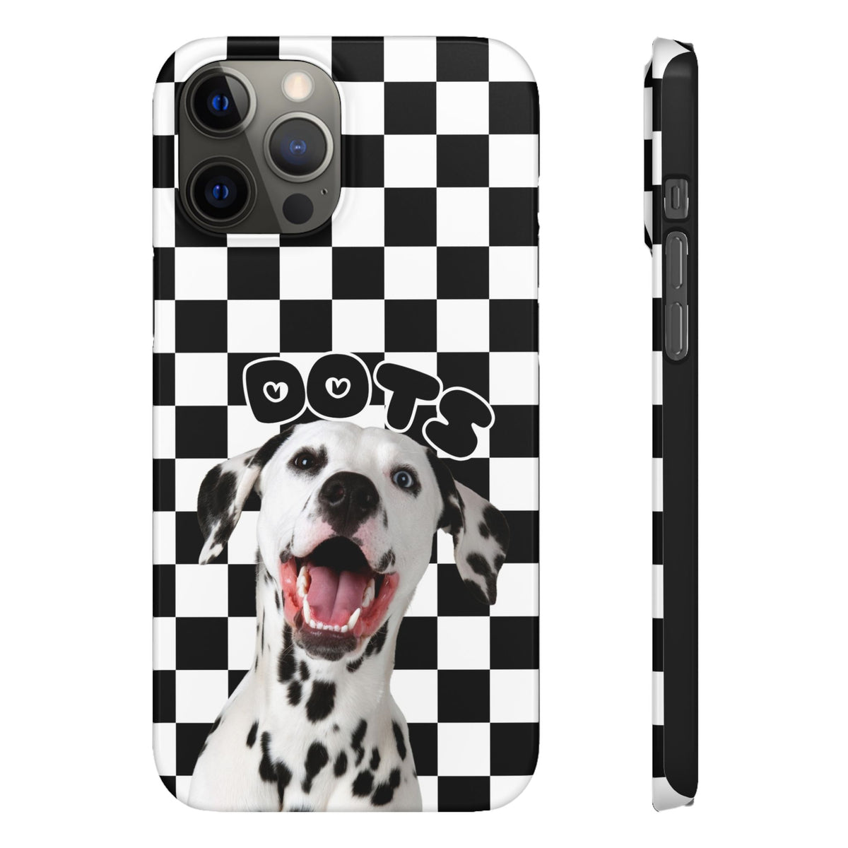 Dalmatian 'Dots' Checkerboard Phone Case
