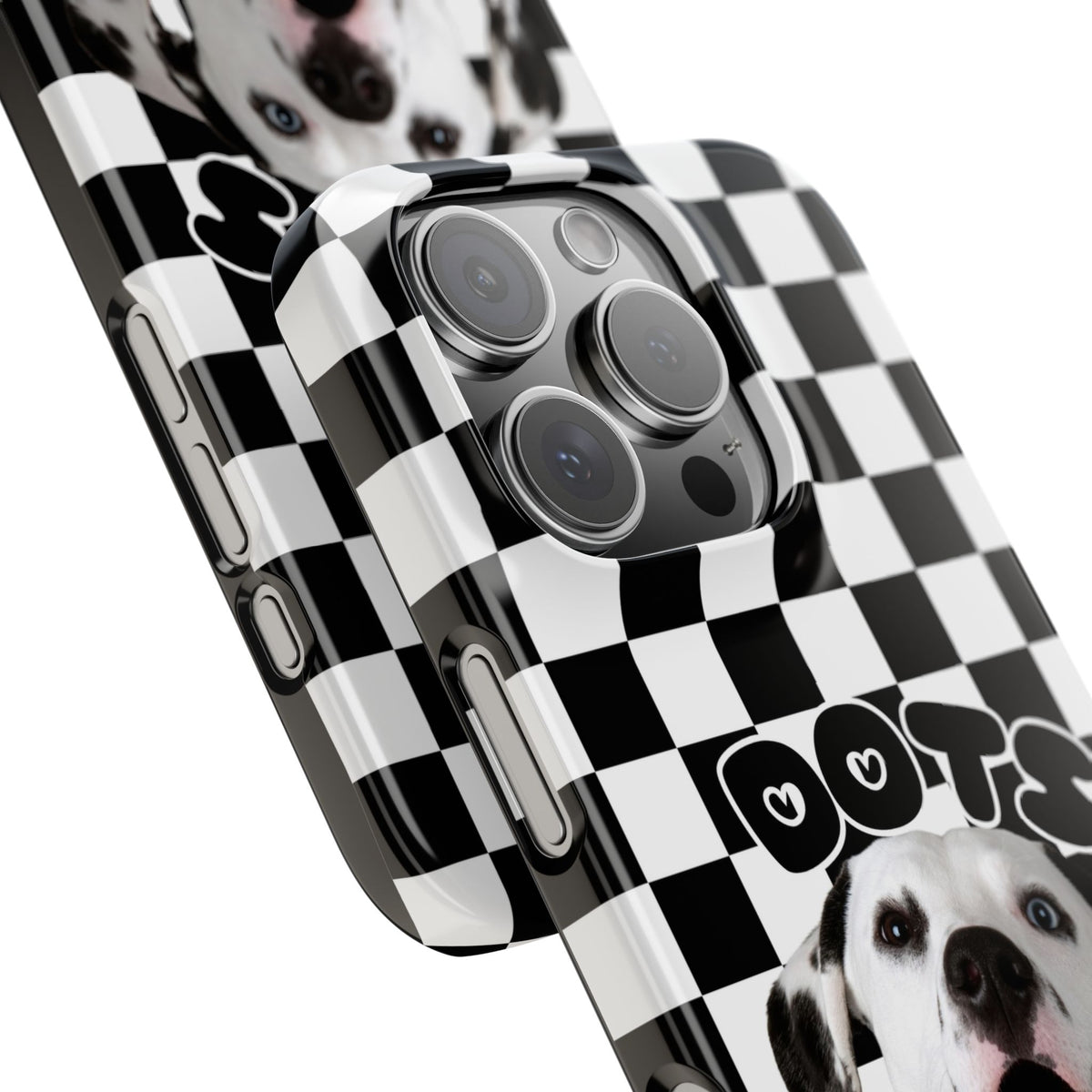Dalmatian 'Dots' Checkerboard Phone Case
