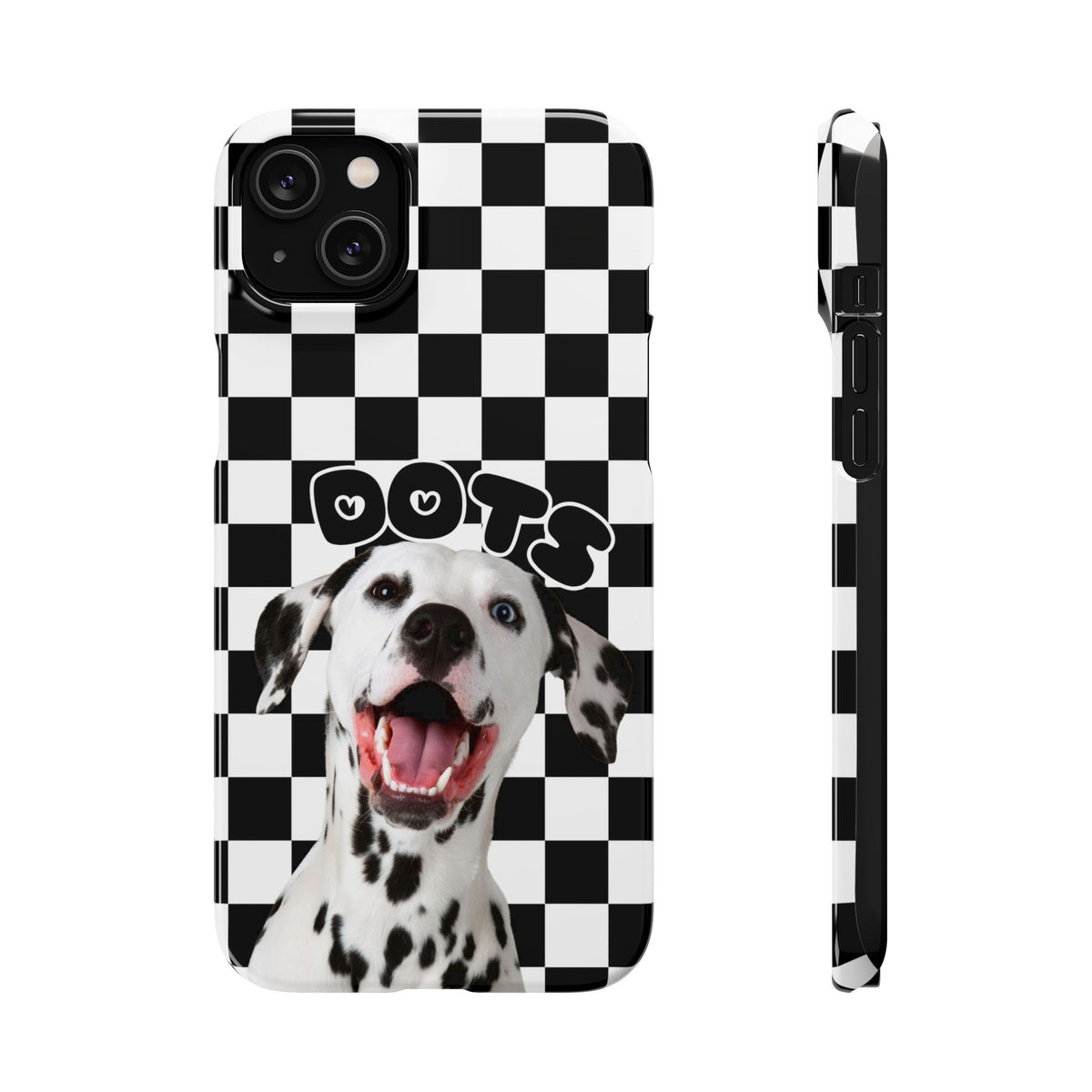 Dalmatian 'Dots' Checkerboard Phone Case