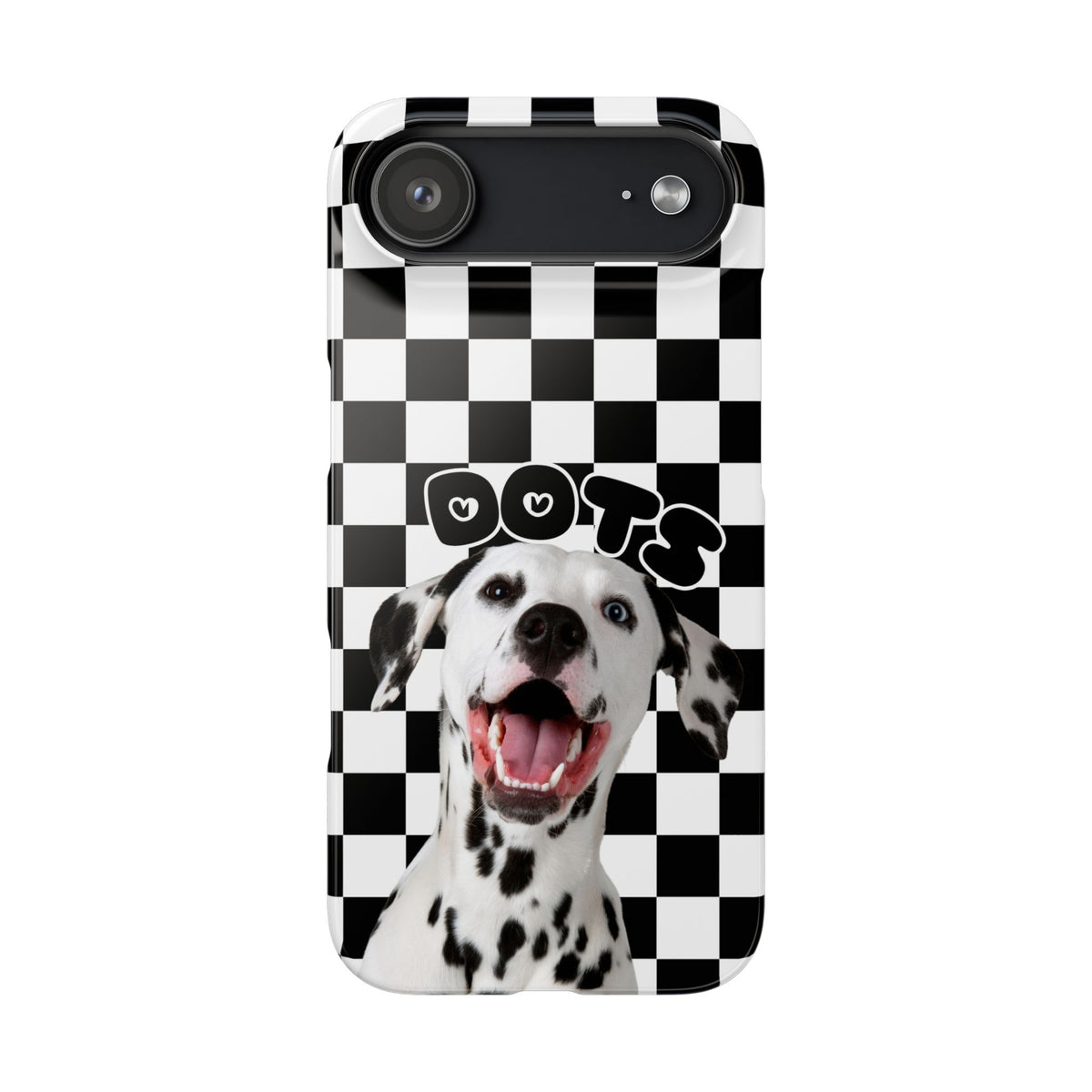 Dalmatian 'Dots' Checkerboard Phone Case