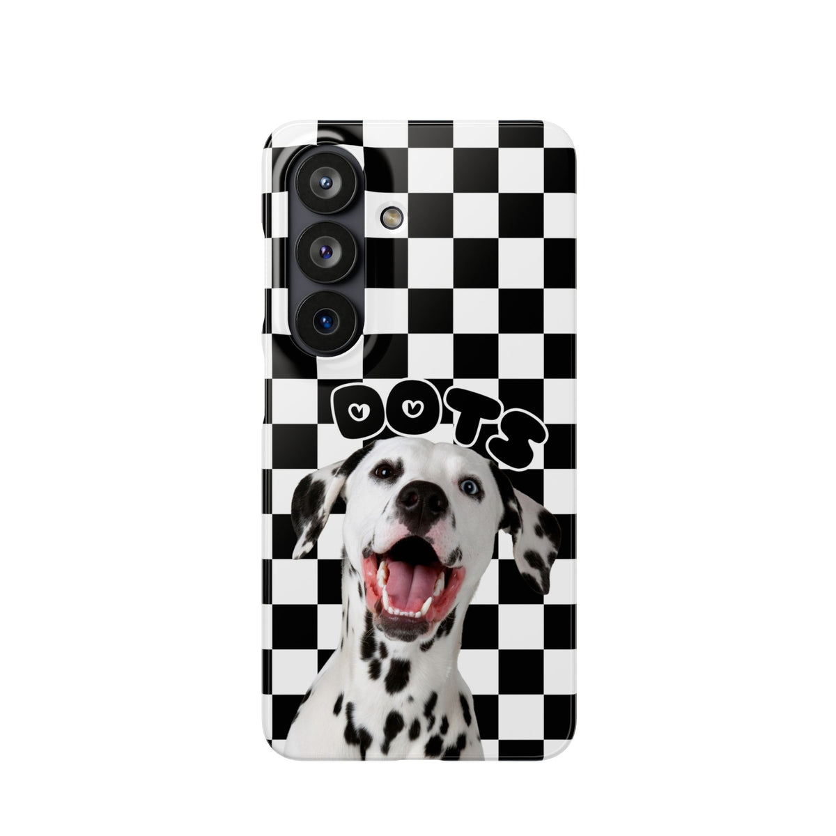 Dalmatian 'Dots' Checkerboard Phone Case