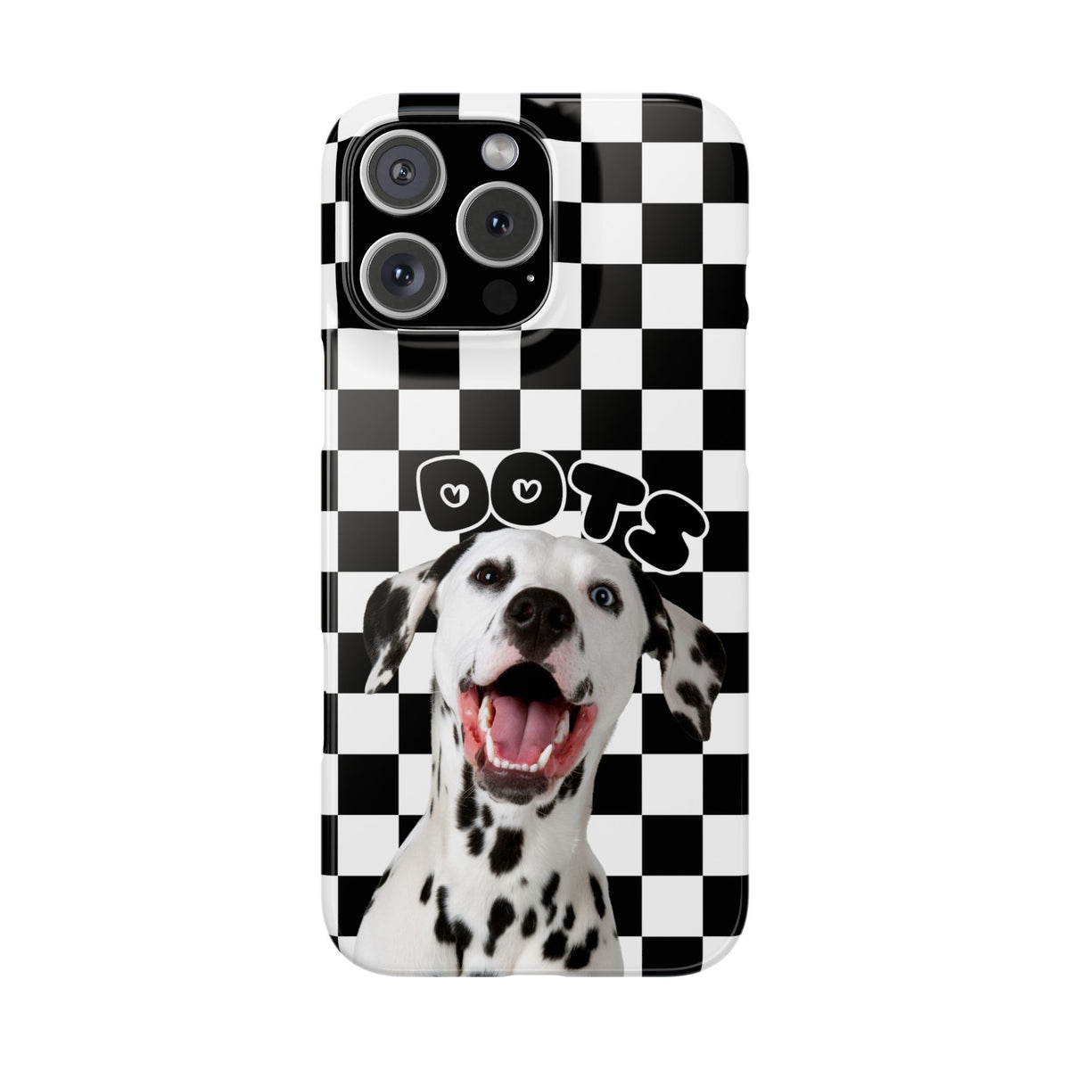 Dalmatian 'Dots' Checkerboard Phone Case