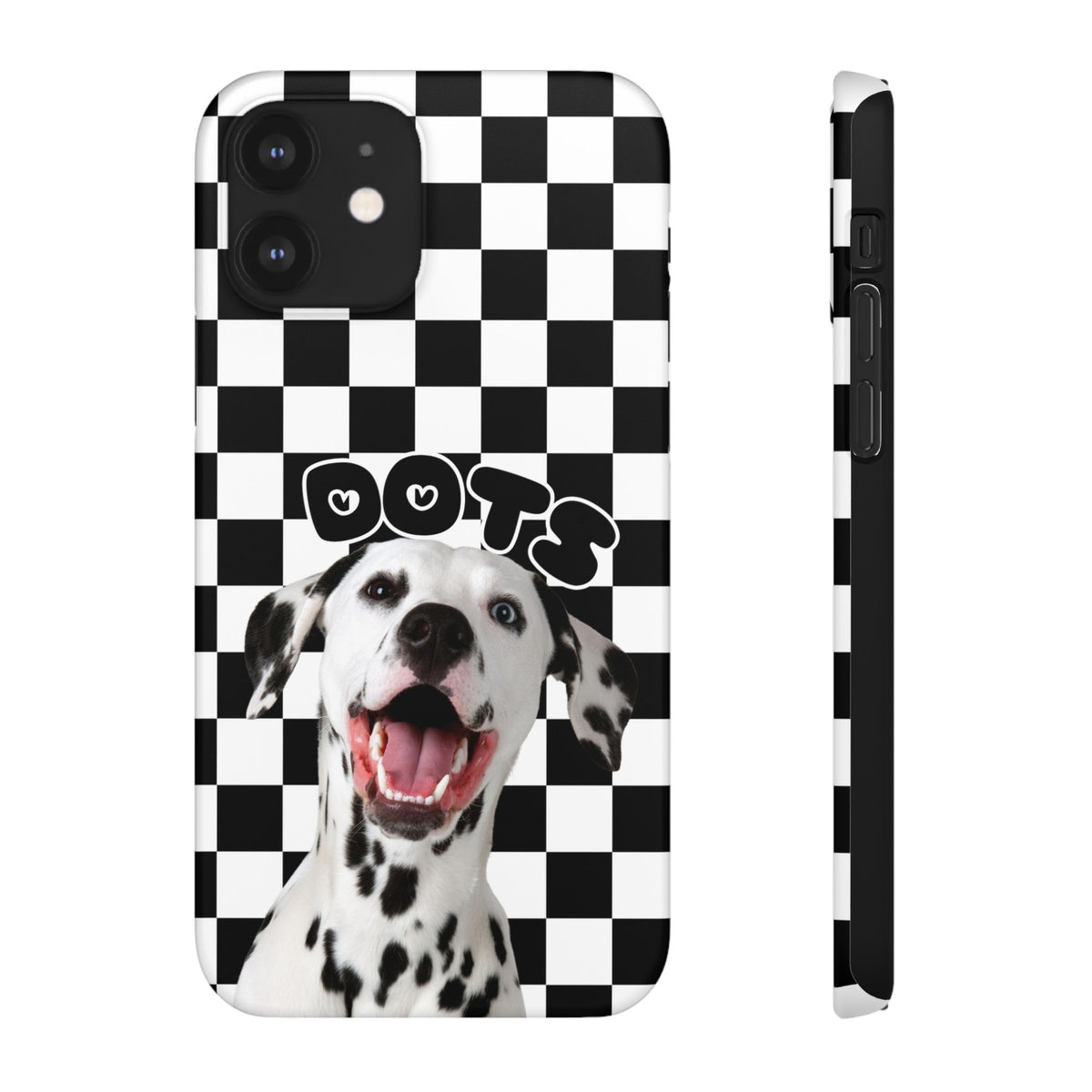 Dalmatian 'Dots' Checkerboard Phone Case