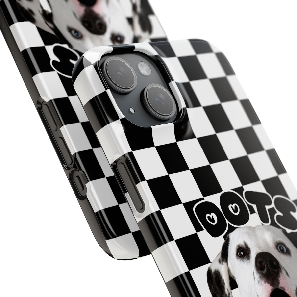 Dalmatian 'Dots' Checkerboard Phone Case