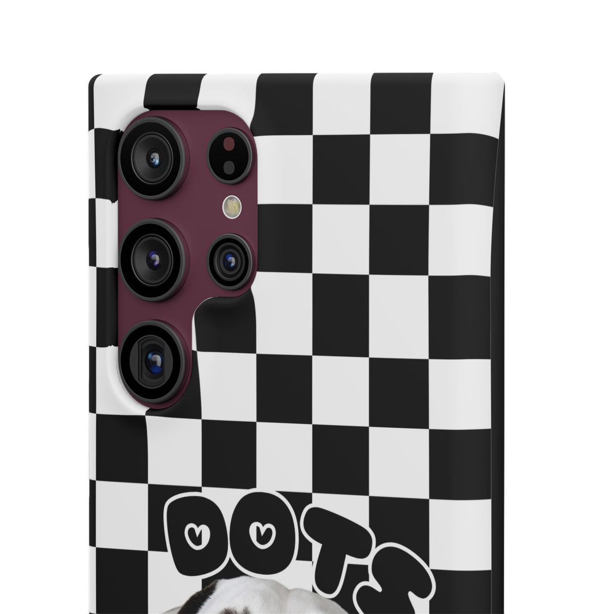 Dalmatian 'Dots' Checkerboard Phone Case