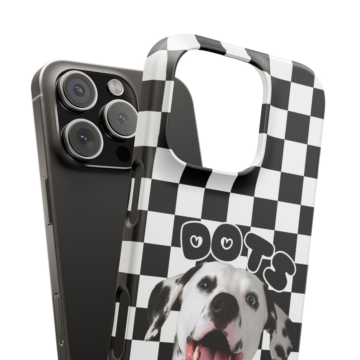Dalmatian 'Dots' Checkerboard Phone Case