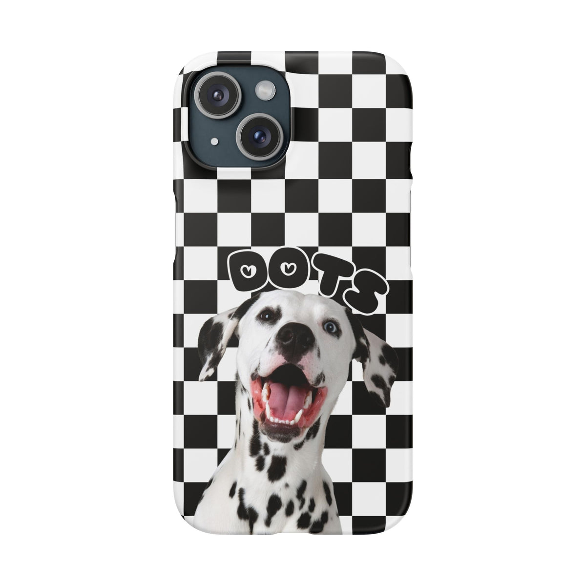 Dalmatian 'Dots' Checkerboard Phone Case