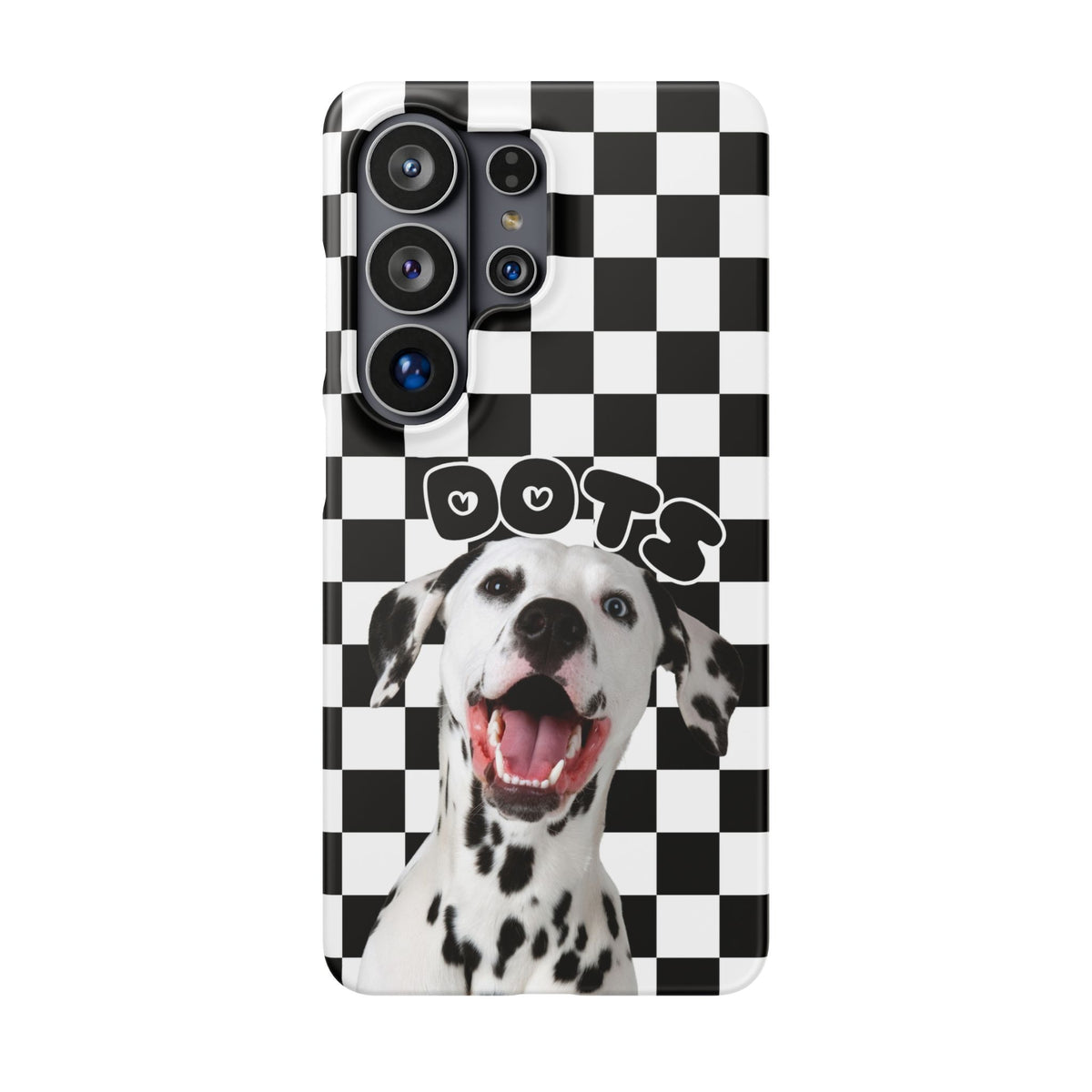 Dalmatian 'Dots' Checkerboard Phone Case