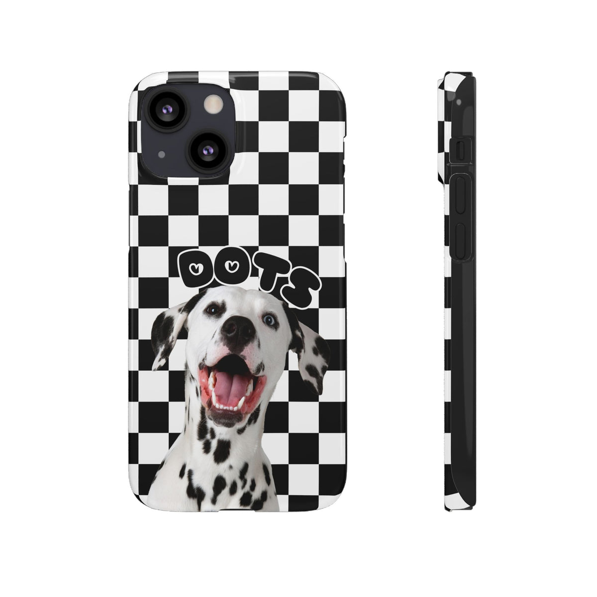 Dalmatian 'Dots' Checkerboard Phone Case