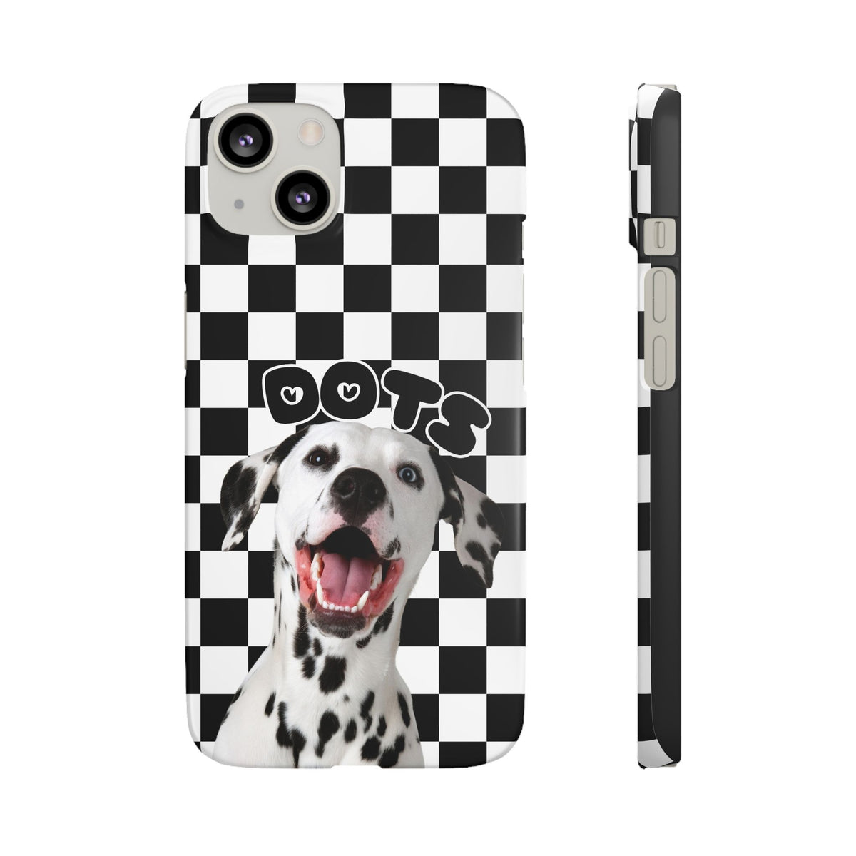 Dalmatian 'Dots' Checkerboard Phone Case