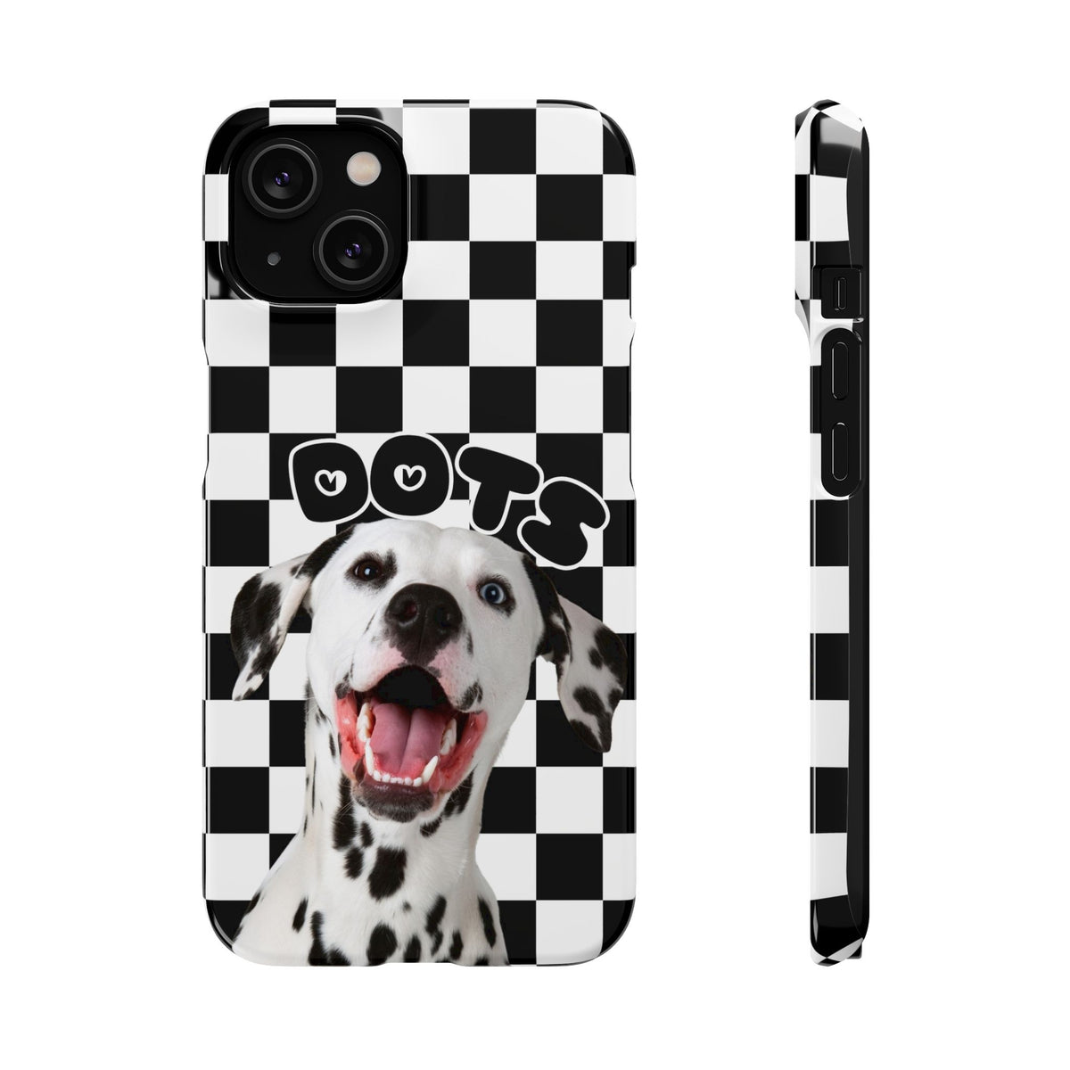 Dalmatian 'Dots' Checkerboard Phone Case
