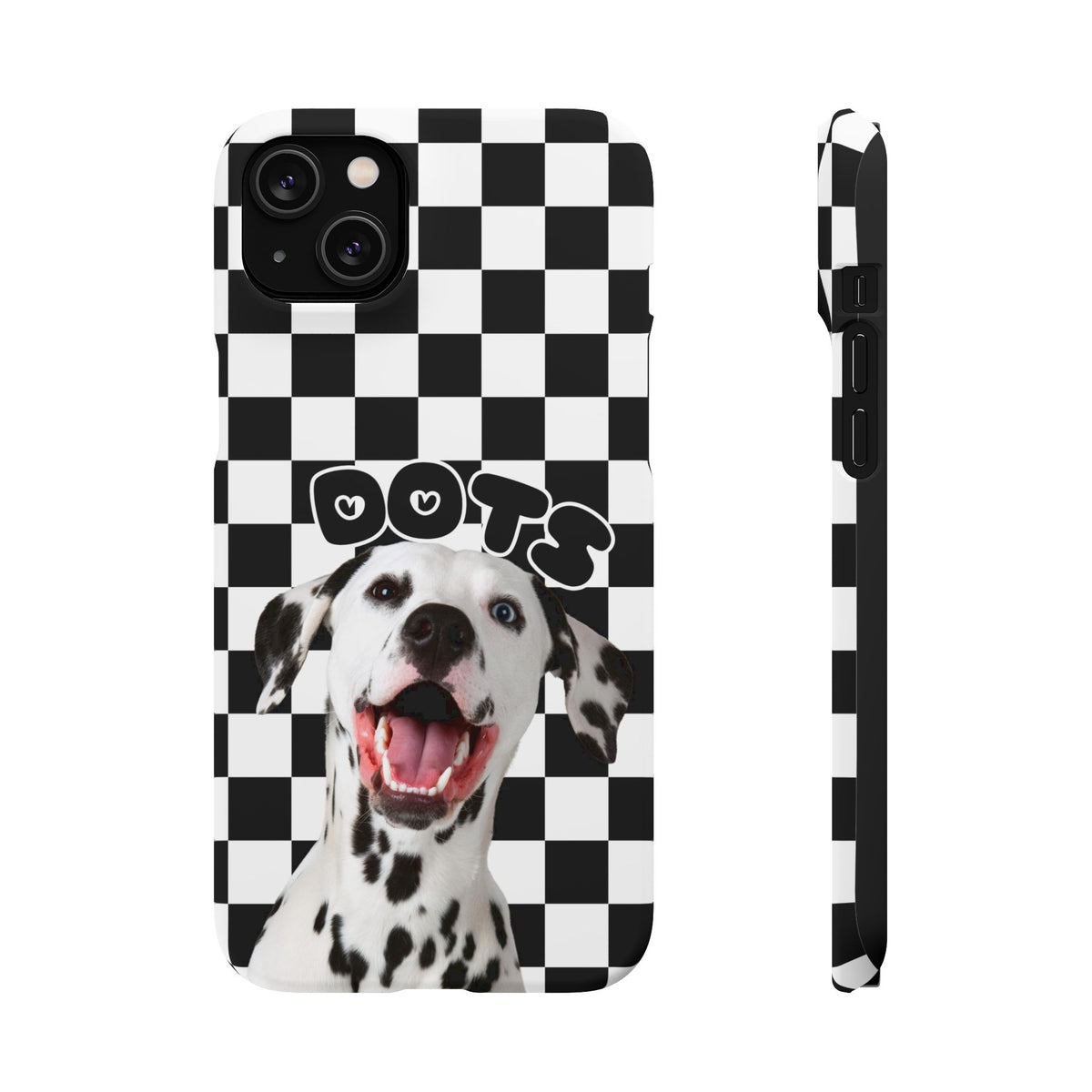 Dalmatian 'Dots' Checkerboard Phone Case