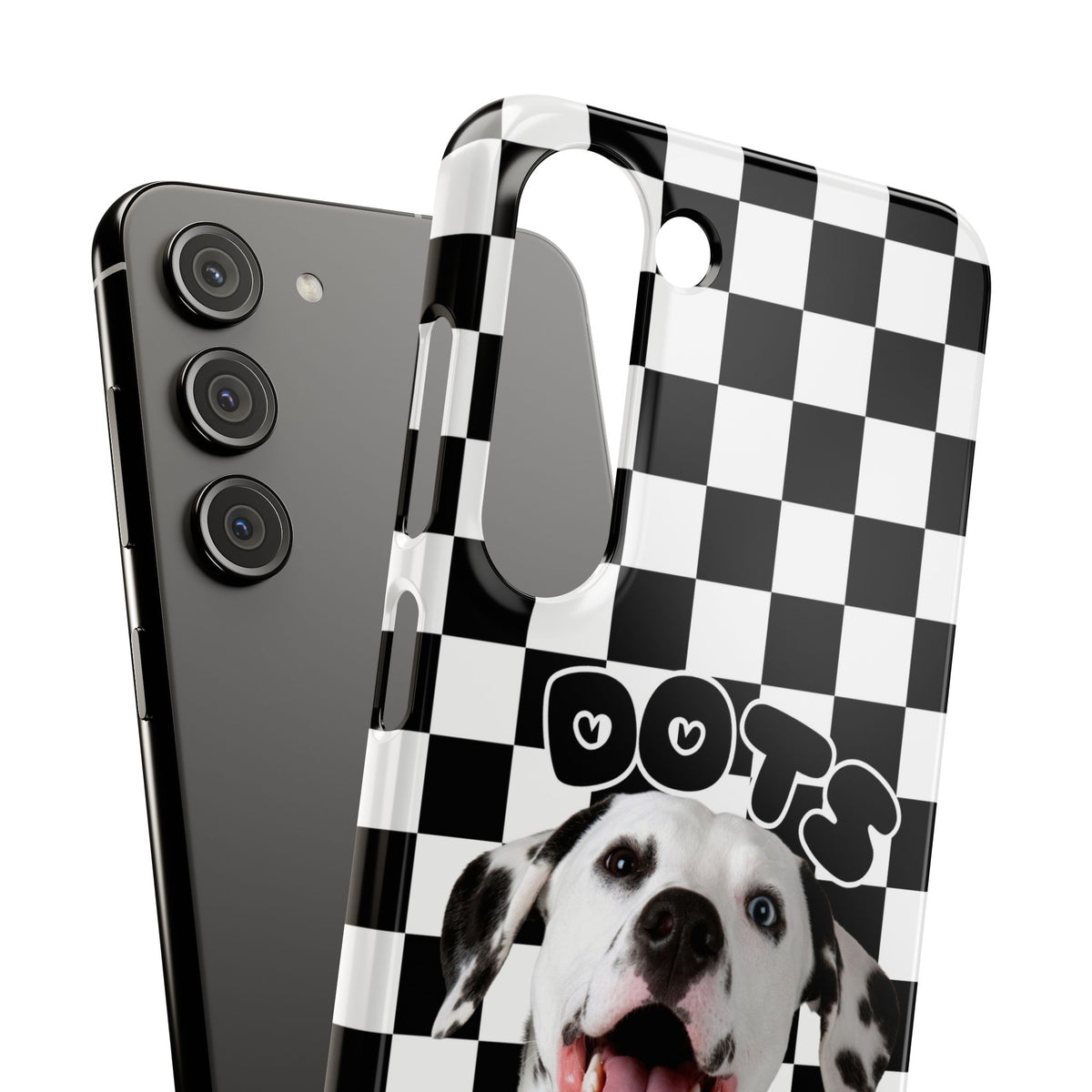 Dalmatian 'Dots' Checkerboard Phone Case