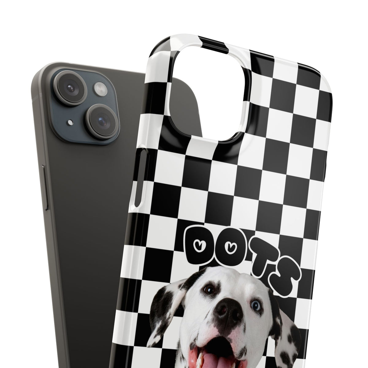 Dalmatian 'Dots' Checkerboard Phone Case