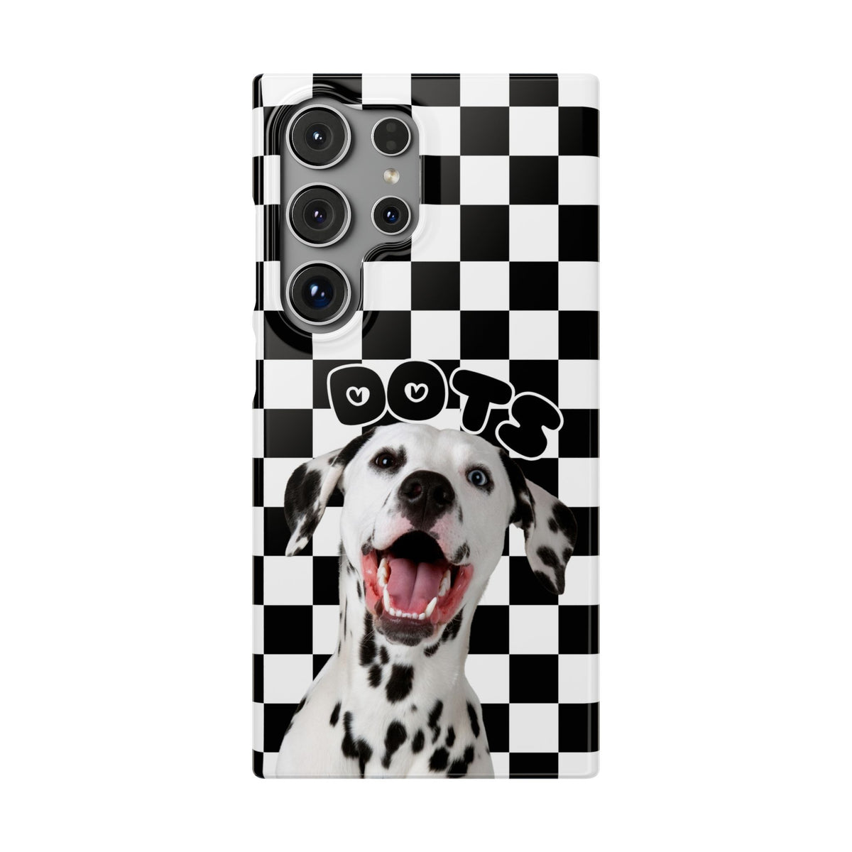 Dalmatian 'Dots' Checkerboard Phone Case