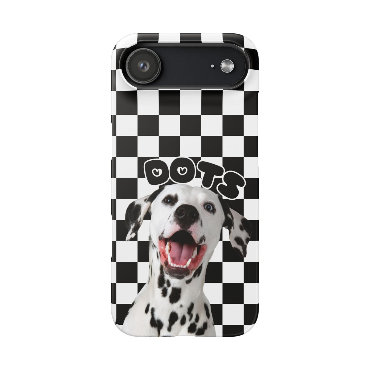 Dalmatian 'Dots' Checkerboard Phone Case