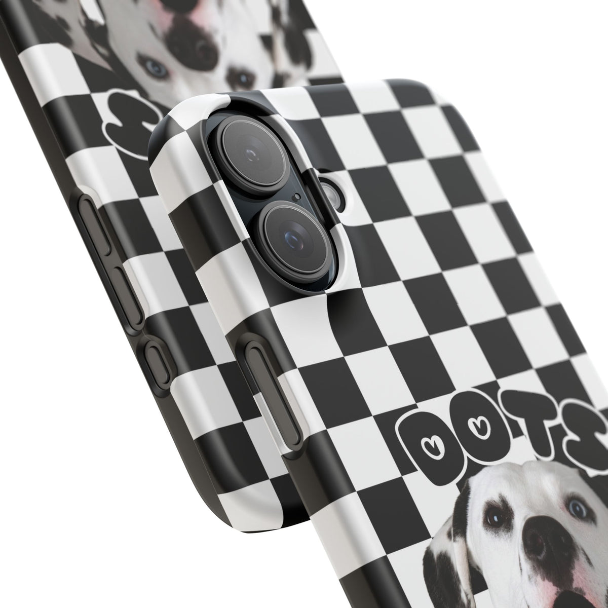 Dalmatian 'Dots' Checkerboard Phone Case