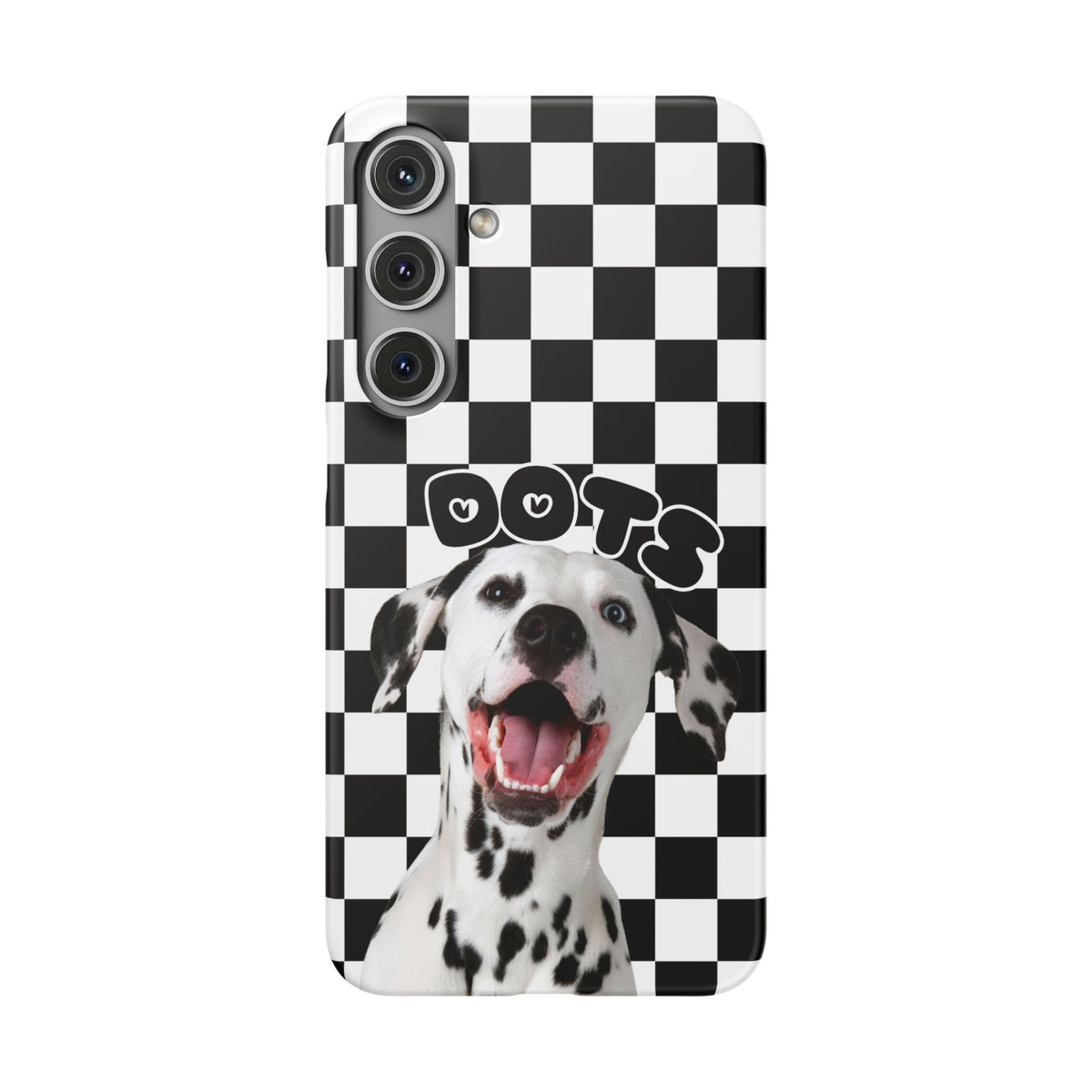 Dalmatian 'Dots' Checkerboard Phone Case