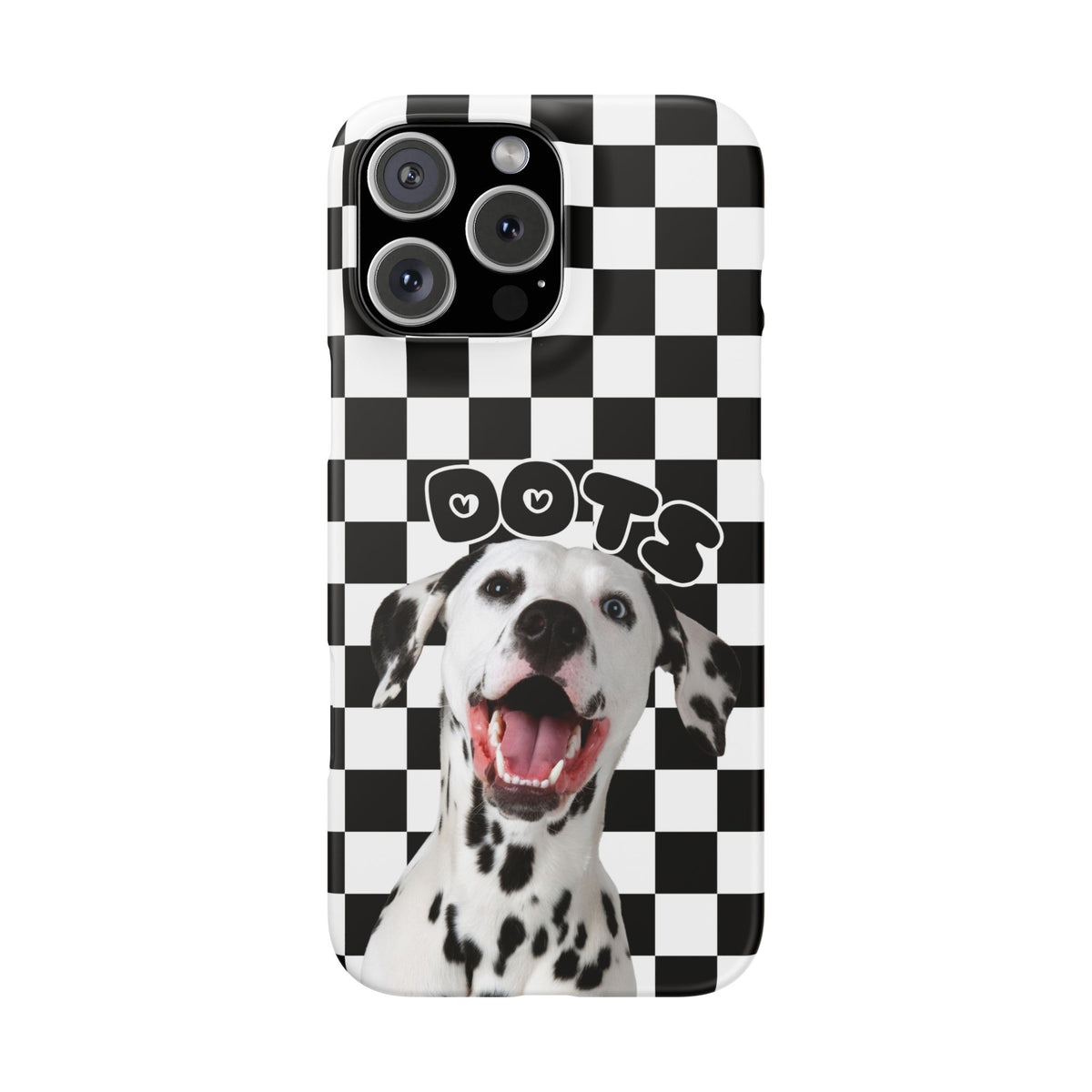 Dalmatian 'Dots' Checkerboard Phone Case