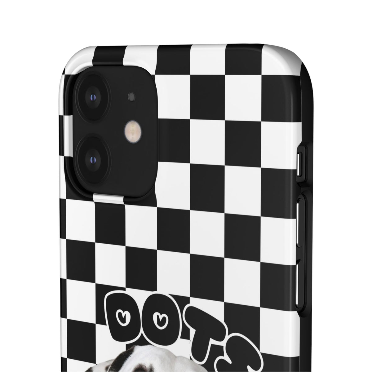 Dalmatian 'Dots' Checkerboard Phone Case