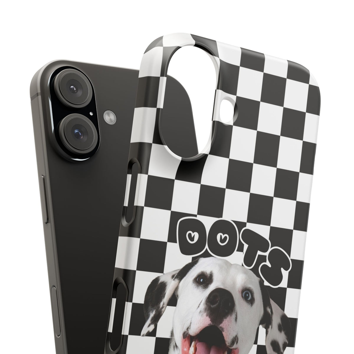 Dalmatian 'Dots' Checkerboard Phone Case
