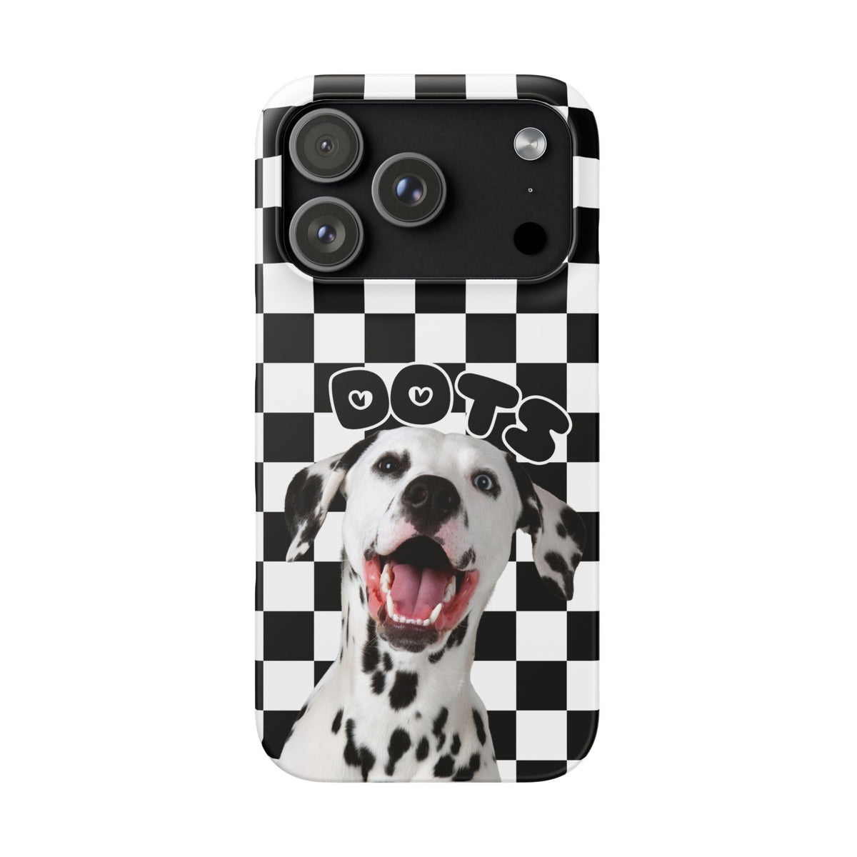 Dalmatian 'Dots' Checkerboard Phone Case
