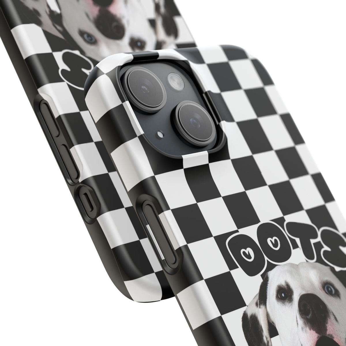 Dalmatian 'Dots' Checkerboard Phone Case