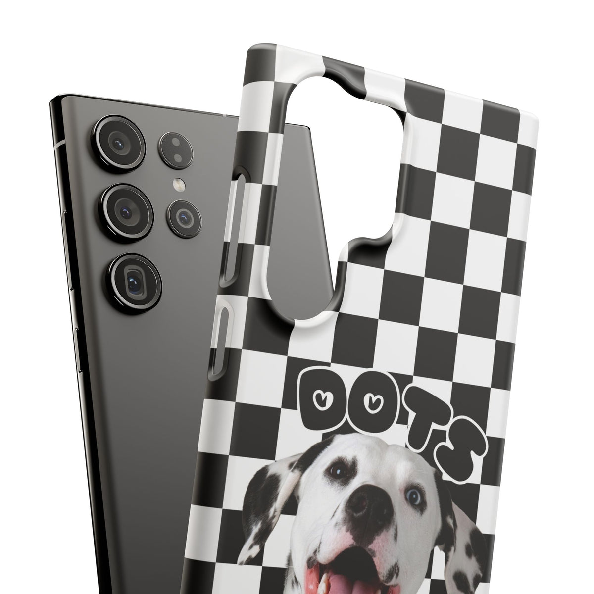 Dalmatian 'Dots' Checkerboard Phone Case