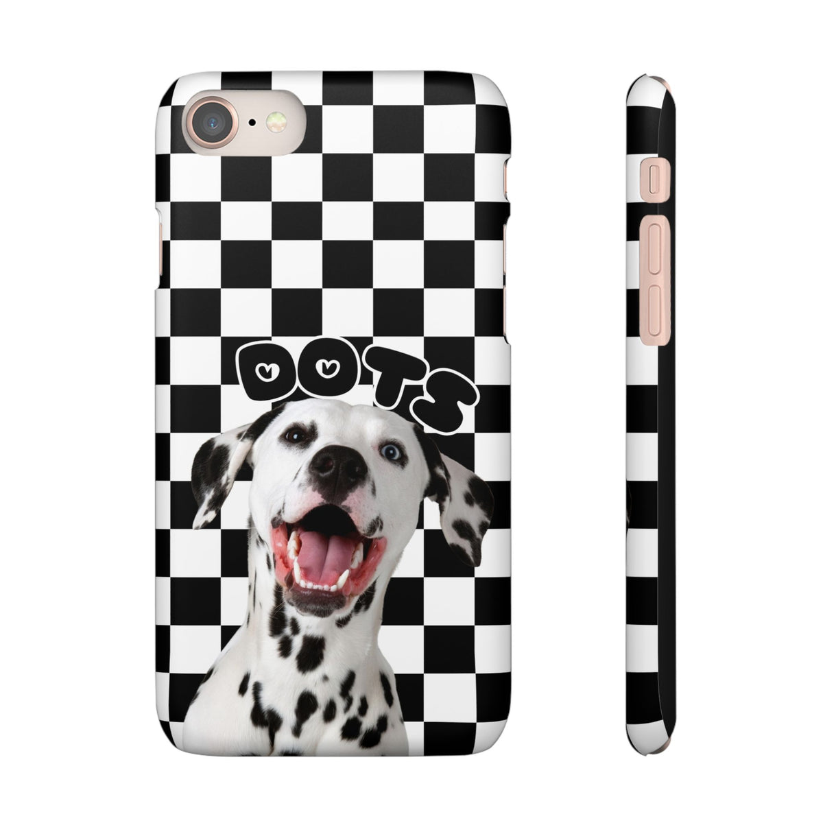 Dalmatian 'Dots' Checkerboard Phone Case