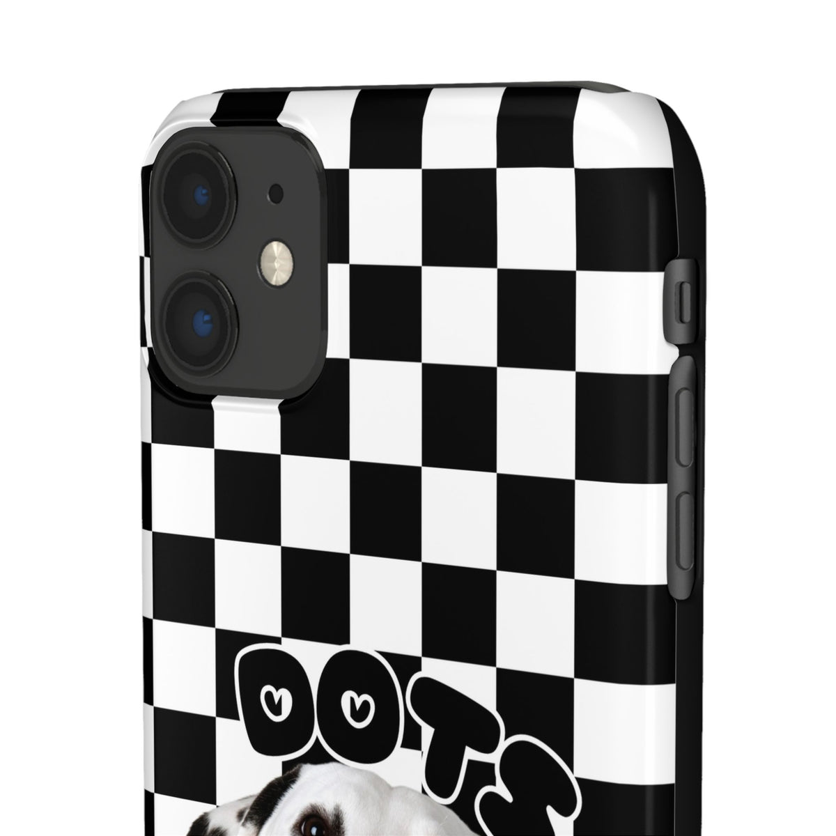 Dalmatian 'Dots' Checkerboard Phone Case