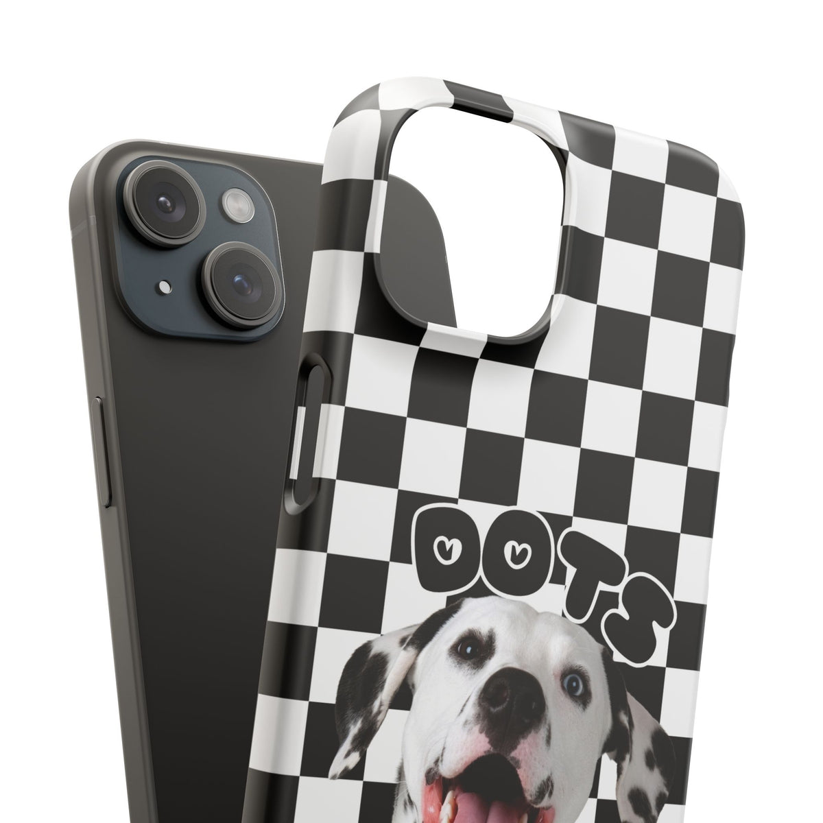 Dalmatian 'Dots' Checkerboard Phone Case