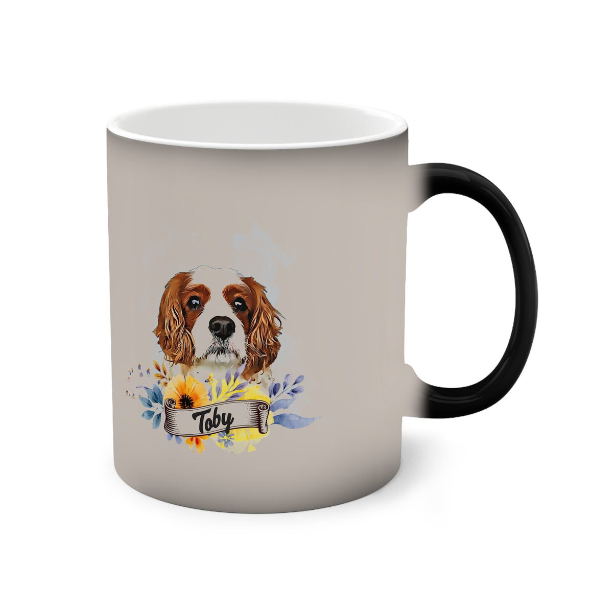 Custom Color-Changing Dog Mug , 11oz Novelty Coffee Cup