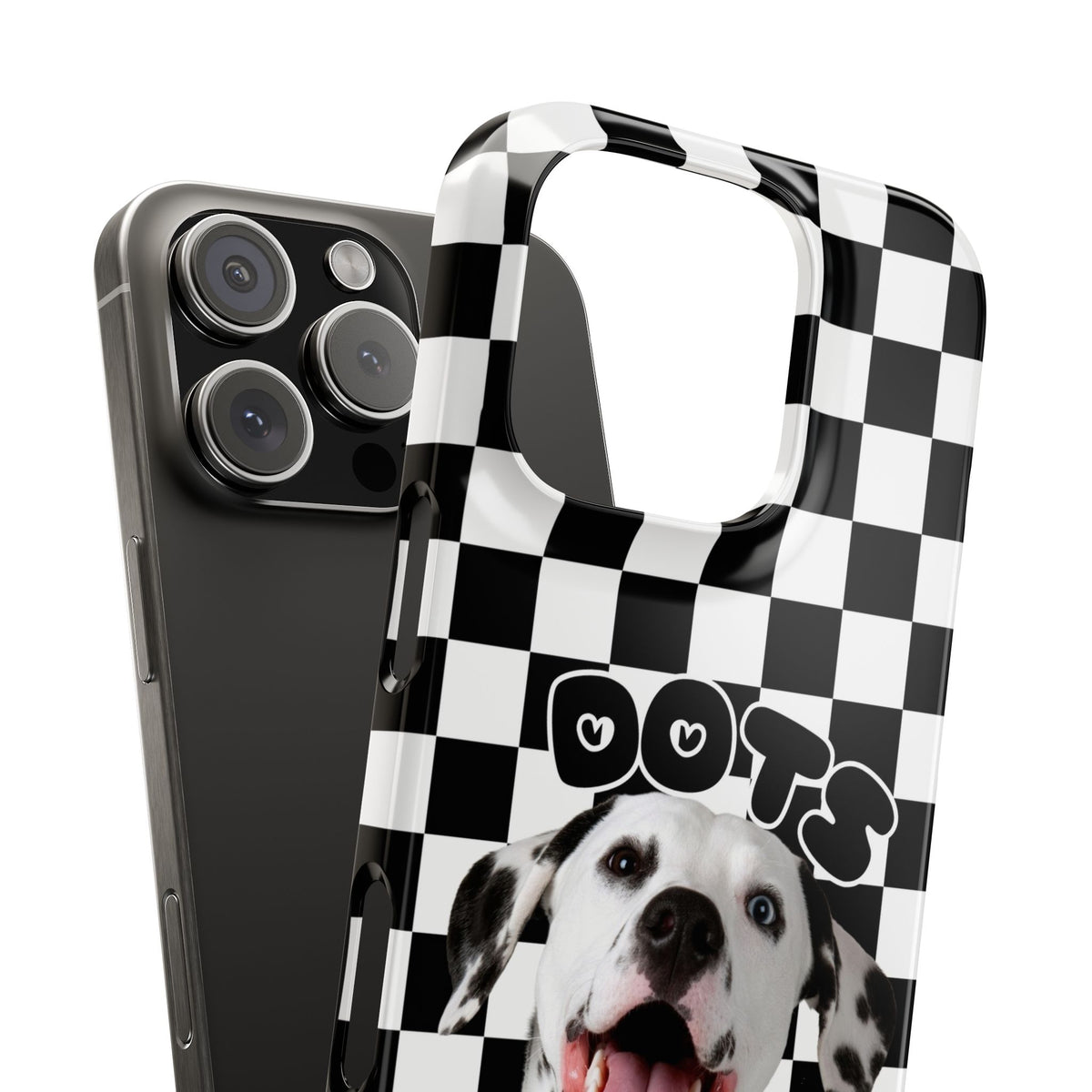 Dalmatian 'Dots' Checkerboard Phone Case