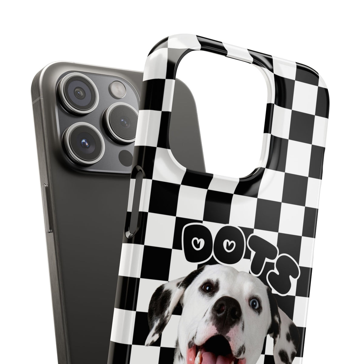 Dalmatian 'Dots' Checkerboard Phone Case