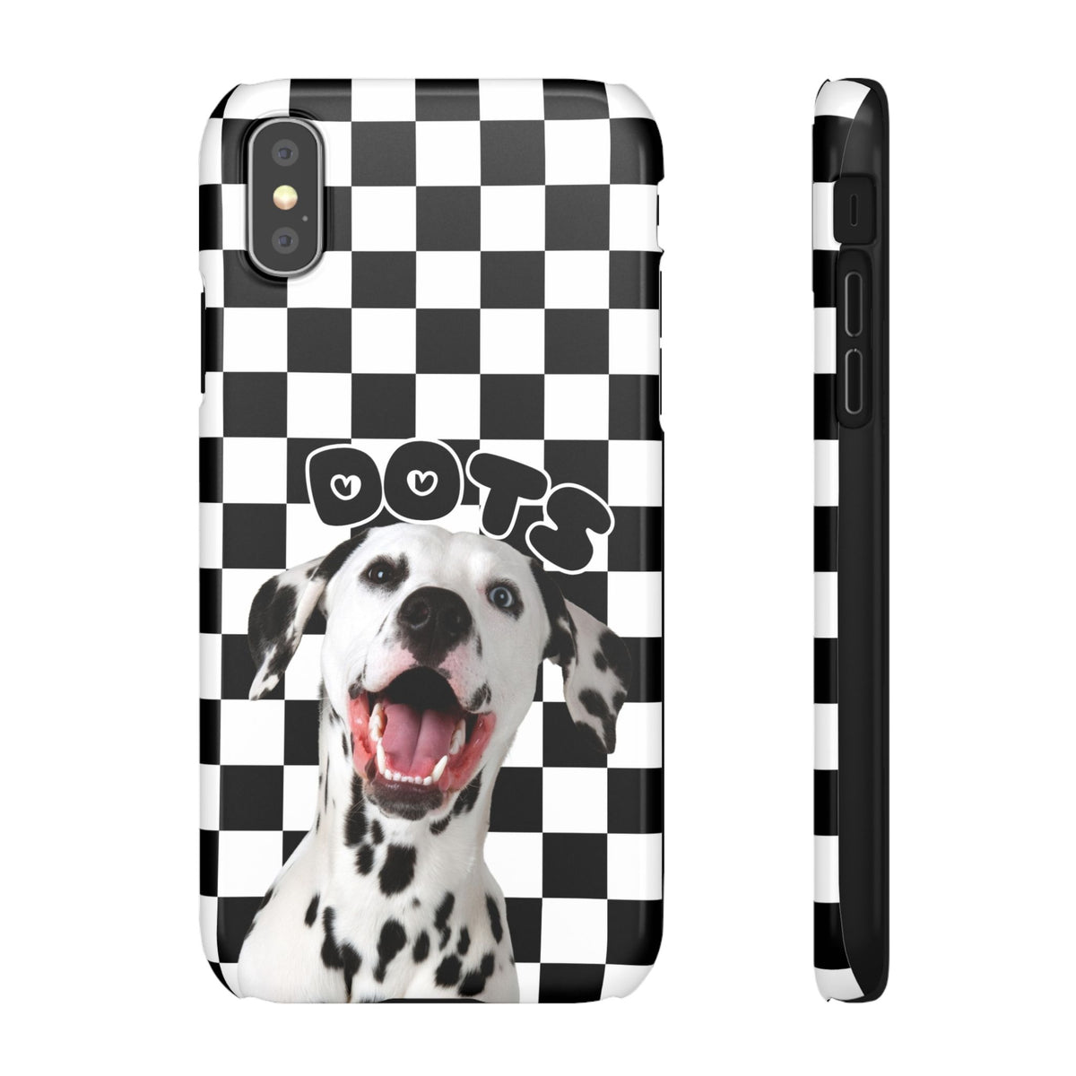 Dalmatian 'Dots' Checkerboard Phone Case