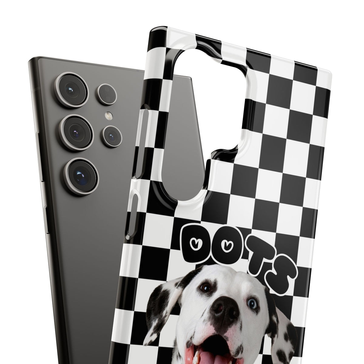 Dalmatian 'Dots' Checkerboard Phone Case
