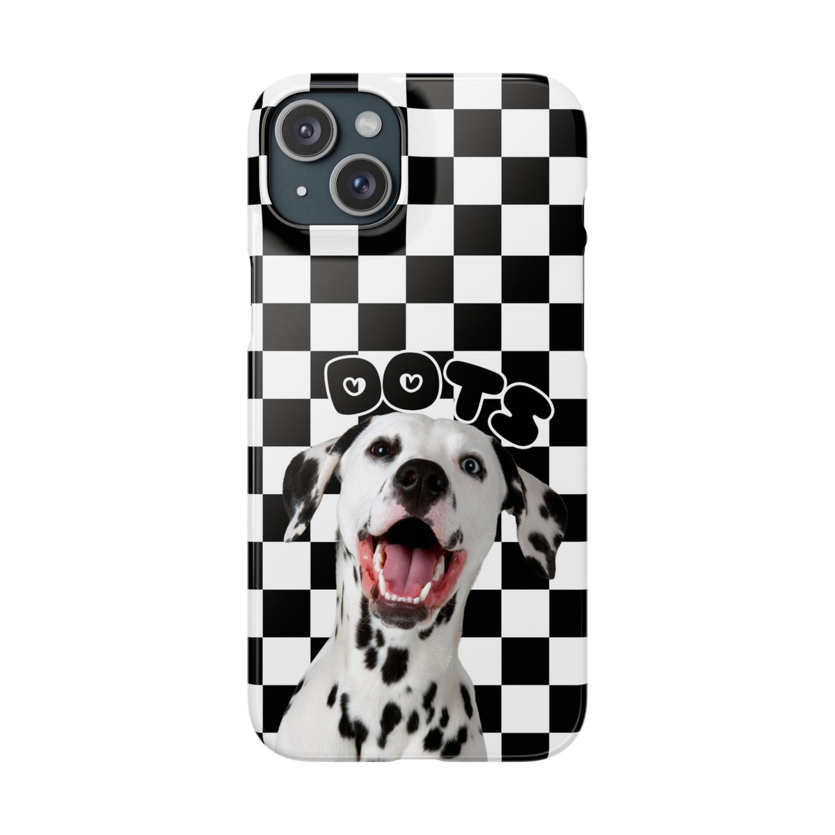 Dalmatian 'Dots' Checkerboard Phone Case