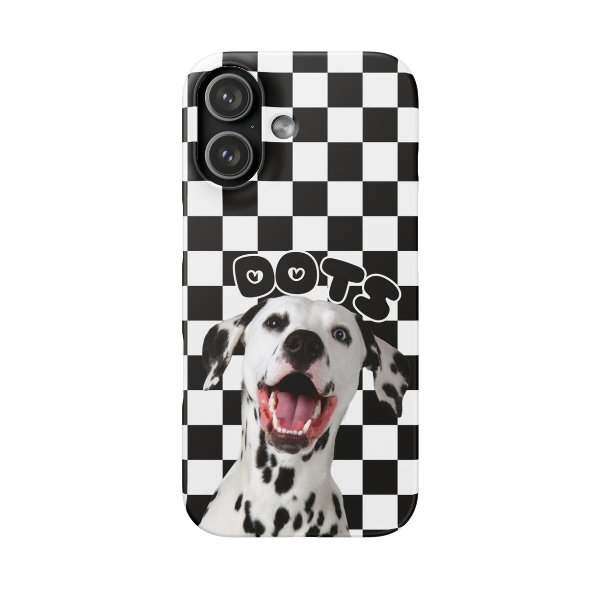 Dalmatian 'Dots' Checkerboard Phone Case