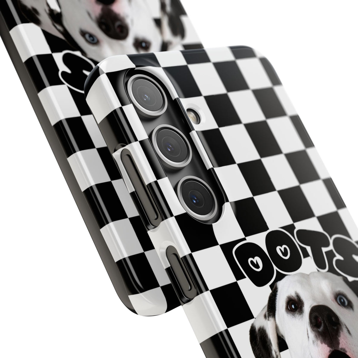 Dalmatian 'Dots' Checkerboard Phone Case